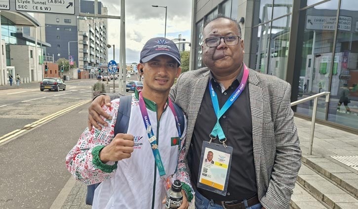 কমনওয়েলথ গেমসে দারুণ সুখবর এনে দিয়েছেন বক্সার রাকিব