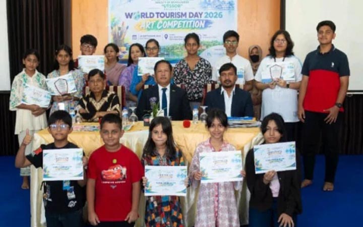 বিশ্ব পর্যটন দিবস উপলক্ষ্যে রবিন ক্যানভাস চিত্রাঙ্কন প্রতিযোগিতা