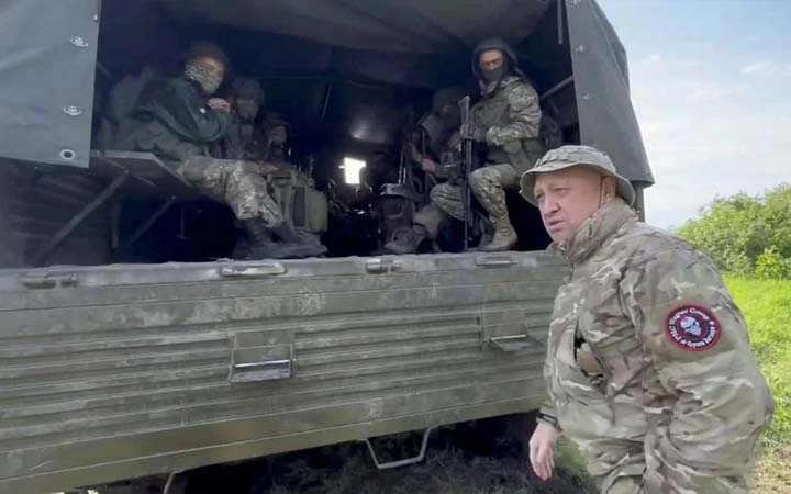 রাশিয়ার বিরুদ্ধে ওয়াগনার গ্রুপের বিদ্রোহের ঘোষণা