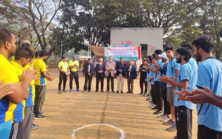 শাবিপ্রবিতে আন্তঃবিভাগ হ্যান্ডবল প্রতিযোগিতা উদ্বোধন