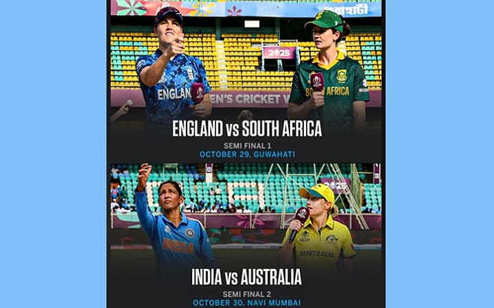 নারী বিশ্বকাপের সেমিফাইনালের সময়সূচি