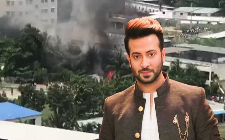 উত্তরায় বিমান বিধ্বস্ত, যা বললেন শাকিব