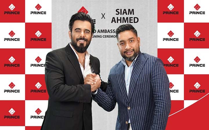 প্রিন্স ফ্যানের ব্র্যান্ড অ্যাম্বাসেডর চিত্রনায়ক সিয়াম আহমেদ