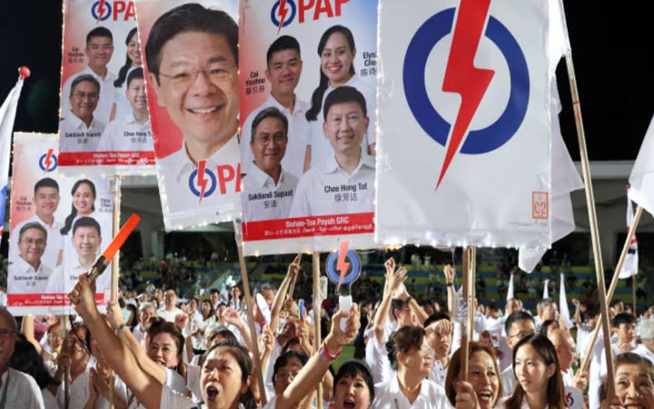 সিঙ্গাপুরে নির্বাচন: আবারও ক্ষমতাসীন দলের ভূমিধস বিজয়