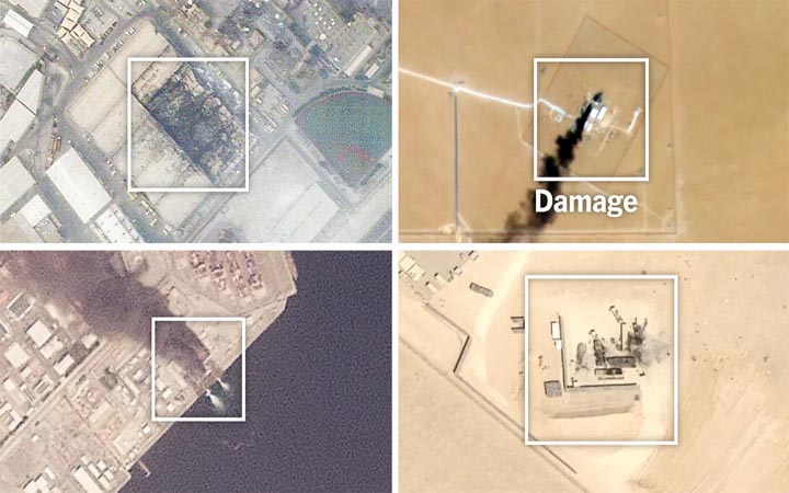 ইরানের হামলায় সৌদিতে ৫ মার্কিন যুদ্ধবিমান বিধ্বস্ত