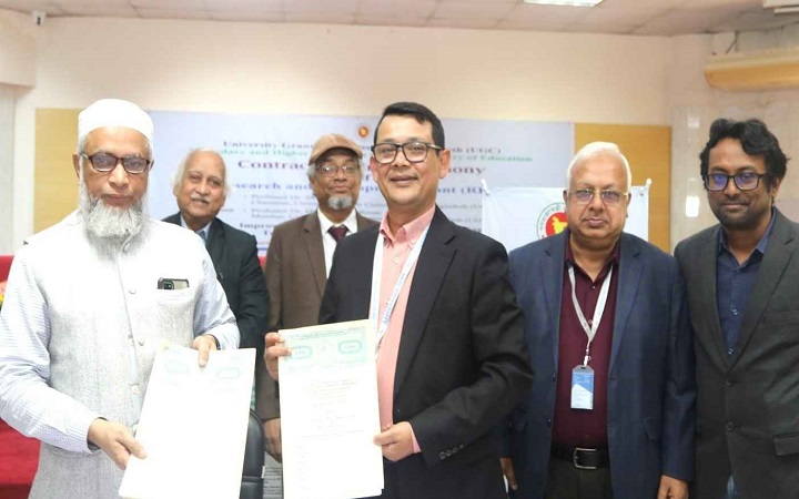 গবেষণার জন্য ১২ বিশ্ববিদ্যালয়ের সঙ্গে ৩৮.২১ কোটি টাকার চুক্তি