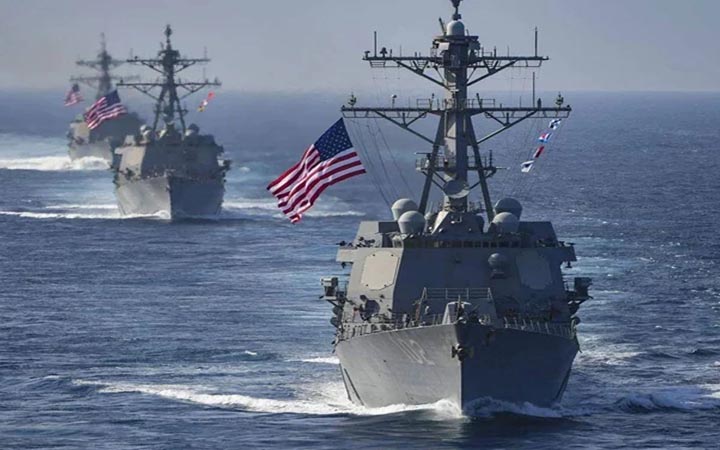 মধ্যপ্রাচ্যে যুক্তরাষ্ট্রের ১৯ যুদ্ধজাহাজ মোতায়েন