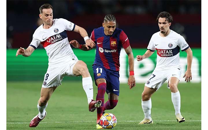 চ্যাম্পিয়নস লিগে আজ বার্সেলোনা-পিএসজির লড়াই