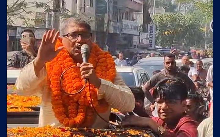 টাঙ্গাইলে আহমেদ আযম খানের গণসংযোগ