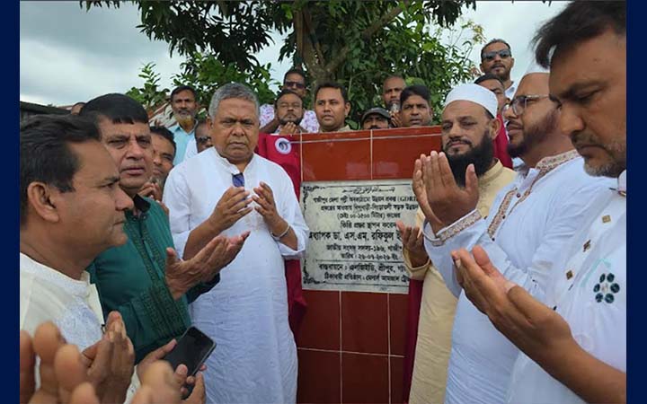 শ্রীপুরে উন্নয়ন কাজের উদ্বোধন