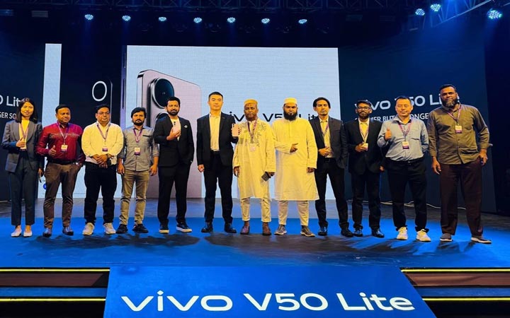 তাহসানকে সঙ্গে নিয়ে ভিভো ভি৫০ লাইট উন্মোচন