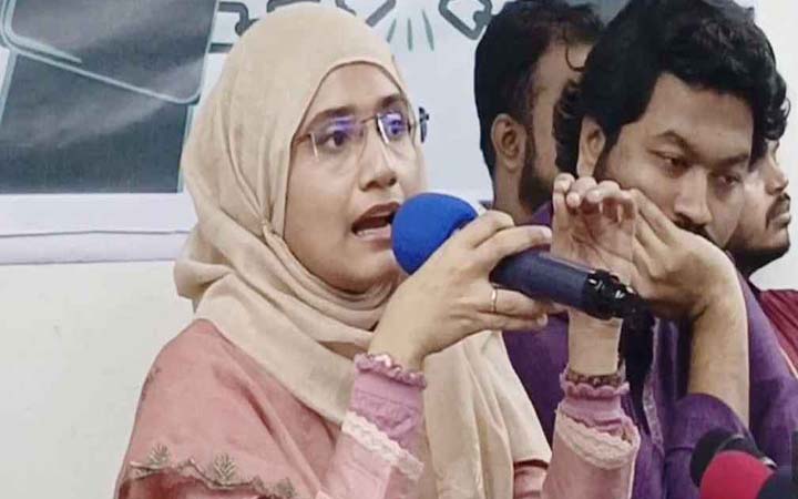 শেখ হাসিনাকে ‘বাংলার ইয়াজিদ’ বললেন এনসিপি নেত্রী