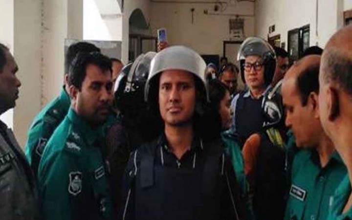 এসপি তানভীর সালেহীন ৭ দিনের রিমান্ডে