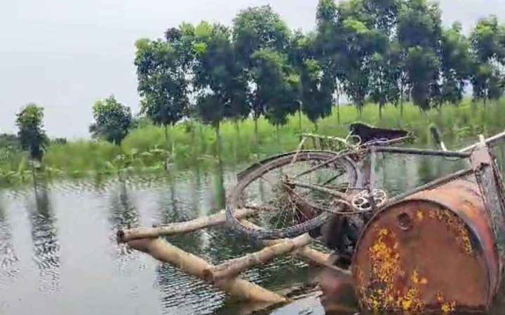 বাড়ছে পদ্মার পানি, ২০ হাজার পরিবার পানিবন্দি