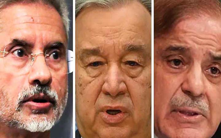 জয়শঙ্কর ও শাহবাজের সঙ্গে কথা বললেন জাতিসংঘের মহাসচিব