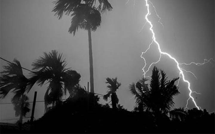বজ্রসহ শিলা বৃষ্টির পূর্বাভাস