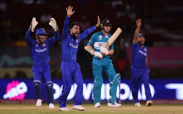 নিউ জিল্যান্ডকে উড়িয়ে আফগানিস্তানের বিজয়ের হাসি