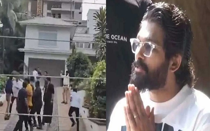 আল্লু অর্জুনের বাড়িতে হামলা, ভিডিও ভাইরাল