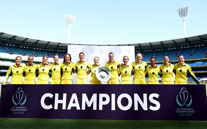 ওমেন্স চ্যাম্পিয়নশিপে অস্ট্রেলিয়ার ‘হ্যাটট্রিক’