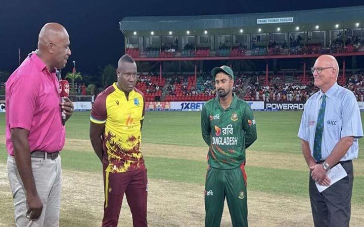 হোয়াইটওয়াশ মিশনে টস জিতে ব্যাটিংয়ে বাংলাদেশ