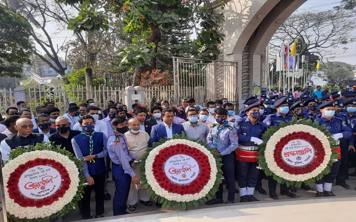 যথাযথ মর্যাদায় পাবনায় ঐতিহাসিক ৭ মার্চ উৎযাপিত