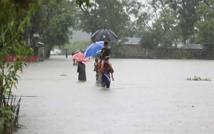 সিলেটে রেকর্ড বৃষ্টিপাত