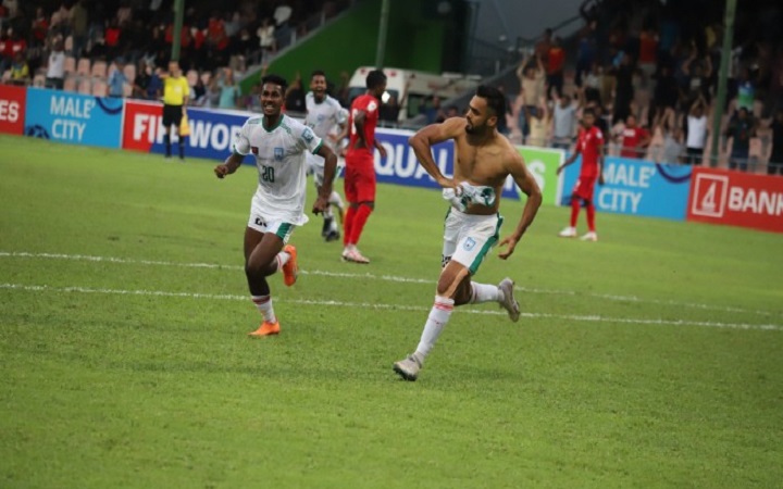 শেষ মুহূর্তের নাটকীয় গোলে বাংলাদেশের ড্র