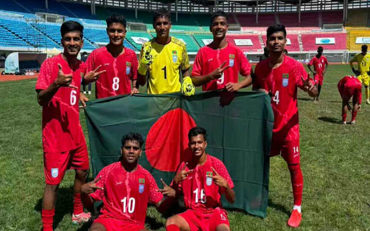 শ্রীলঙ্কার একাডেমির জালে বাফুফের একাডেমির ৮ গোল