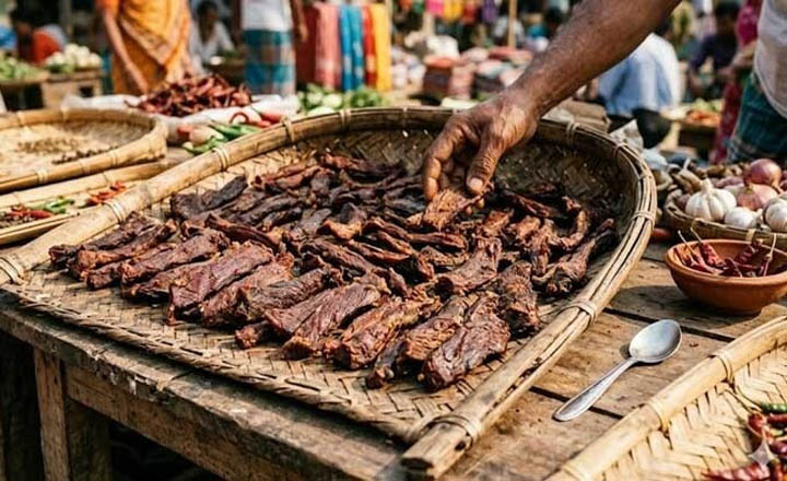 গরুর মাংসের শুঁটকি বানাবেন যেভাবে