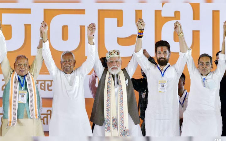 বিহারে এনডিএ জোটের ভূমিধস জয়, মোদির পরবর্তী লক্ষ্য পশ্চিমবঙ্গ