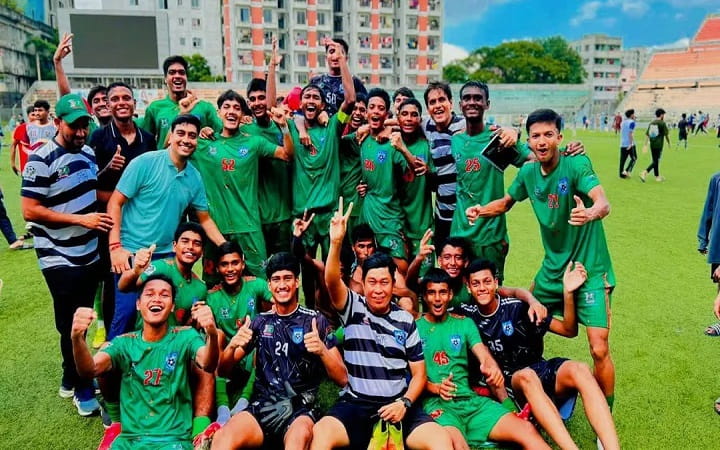 ‘নিষিদ্ধ’ হওয়া বিকেএসপি চ্যাম্পিয়ন
