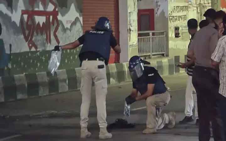 মতিঝিলে ককটেল বিস্ফোরণে আহত কলেজ শিক্ষক