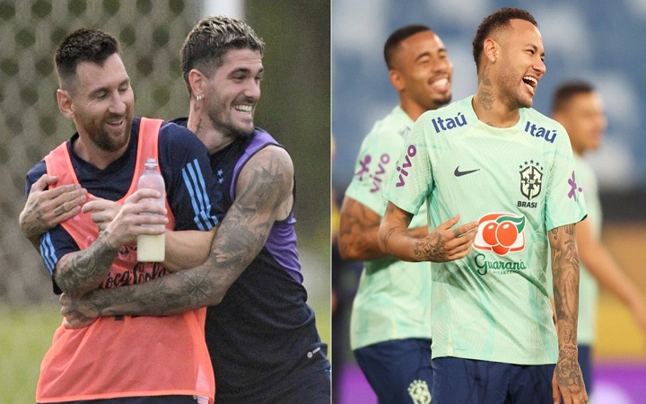 বুধবার মাঠে নামছে আর্জেন্টিনা ও ব্রাজিল