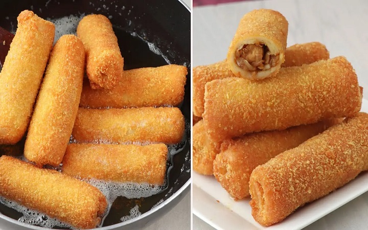 ব্রেড চিকেন রোল তৈরির রেসিপি