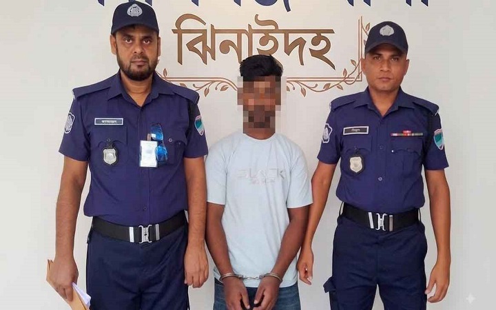 ঝিনাইদহে অপহৃত স্কুলছাত্রী উদ্ধার, তরুণ গ্রেফতার