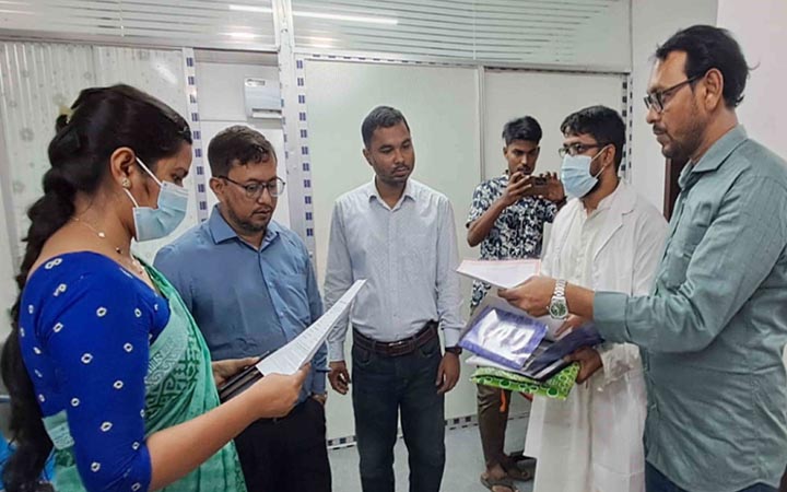 চাঁদপুরে দুই ডায়াগনস্টিক সেন্টার সিলগালা, ৪ প্রতিষ্ঠানকে জরিমানা