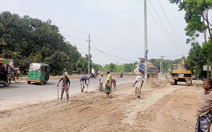 চাঁপাই-সোনামসজিদ মহাসড়ক প্রশস্তকরণে ব্যয় ৪৮১ কোটি টাকা
