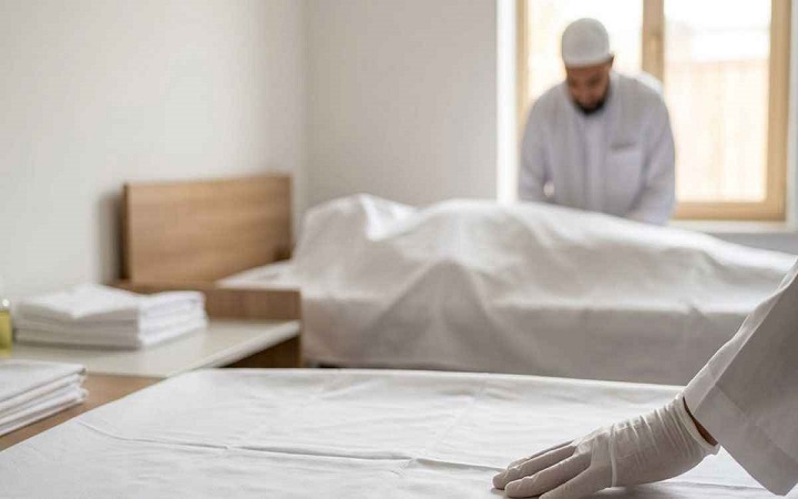 মৃতব্যক্তির পায়ের আঙুল কি বেঁধে রাখা সুন্নত?