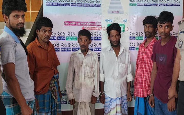 নোয়াখালীতে ৬ মাদক কারবারিকে কারাদণ্ড