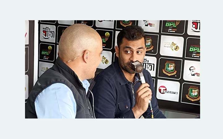 বিপিএলে ধারাভাষ্যকার তামিম ইকবাল