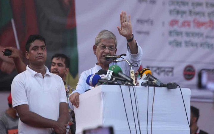 ১৮ কোটি মানুষ আওয়ামী লীগকে চায় না : মির্জা ফখরুল