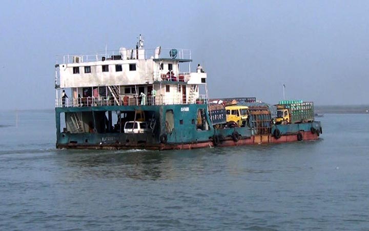 শরীয়তপুর-চাঁদপুর রুটে ফেরি চলাচল শুরু