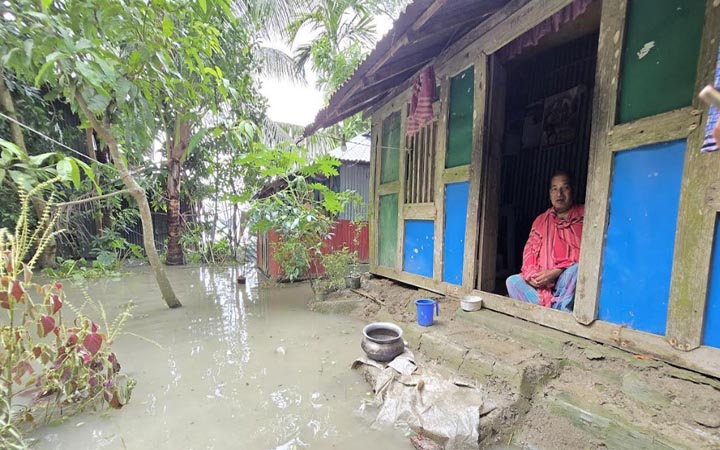 নিম্নচাপের প্রভাবে পটুয়াখালীর ১১৭২টি ঘর ক্ষতিগ্রস্ত