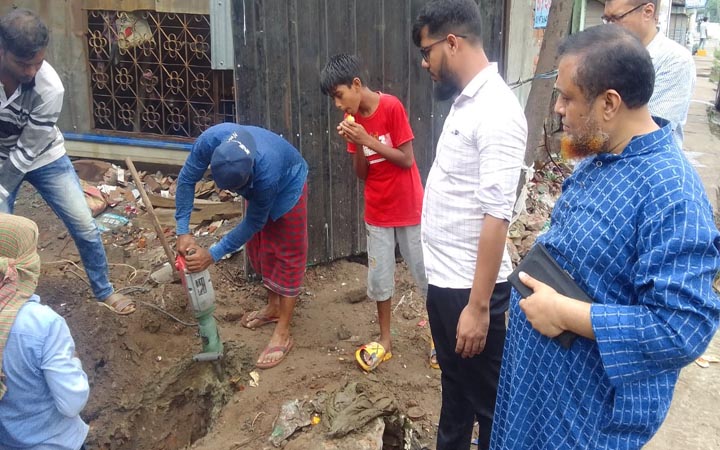 কেরানীগঞ্জে অবৈধ গ্যাস সংযোগ বিচ্ছিন্ন