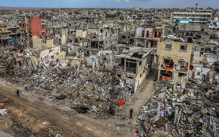 গাজায় ড্রোন হামলায় তিন পুলিশ নিহত