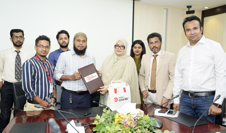 হামদর্দের সঙ্গে বিজম্যাশন ও পাঠাও কুরিয়ারের চুক্তি সই