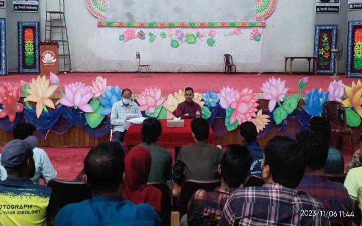 টিএসসিসি পরিচালকের সাথে ইবির সামাজিক ও সাংস্কৃতিক সংগঠনগুলোর মতবিনিময়