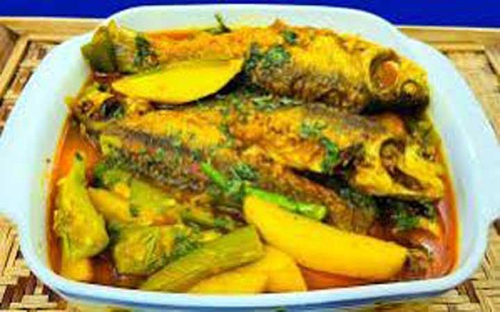 ঝিঙে দিয়ে ভাগনা মাছের রসা