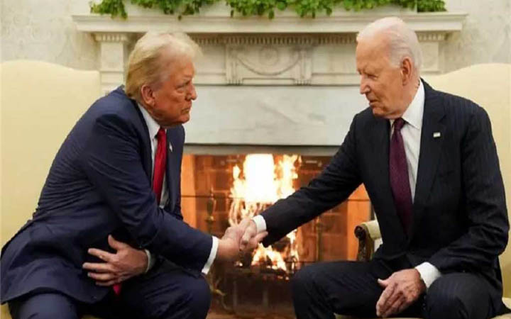 ট্রাম্প-বাইডেন বৈঠক, নির্বিঘ্নে ক্ষমতা হস্তান্তরের প্রতিশ্রুতি