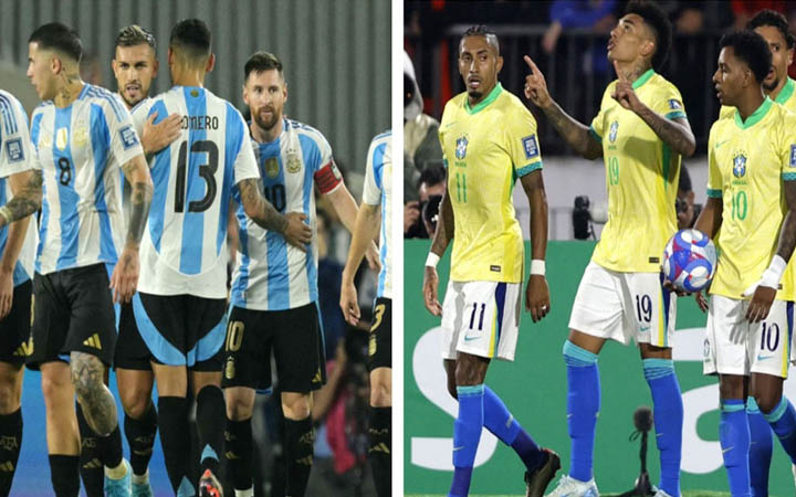 ভোরে মাঠে নামছে ব্রাজিল-আর্জেন্টিনা, যেভাবে দেখবেন খেলা